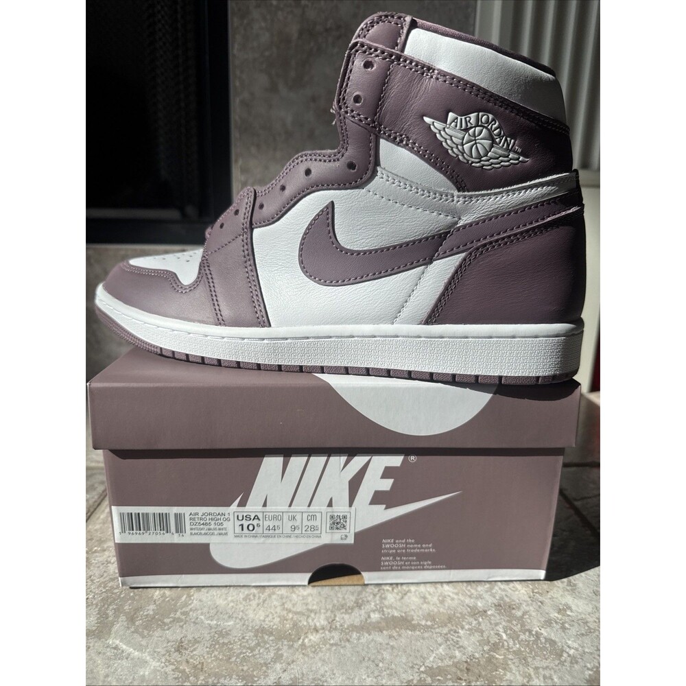 Air Jordan 1 Retro High OG Mauve Sky J Mauve-White DZ5485-105 10.5 Mens/12 Women - Picture 1 of 7